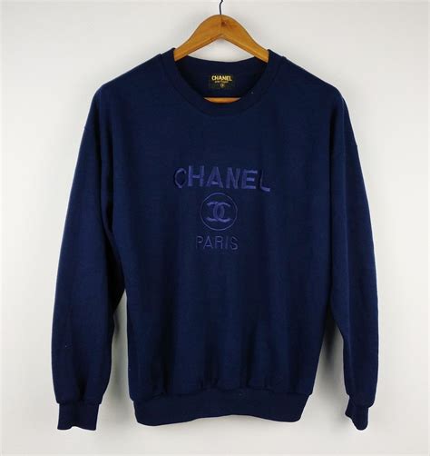 vintage chanel paris crewneck|farfetch Chanel jacket.